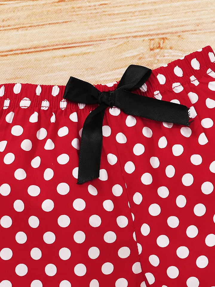 * APP EXCLUSIVE*Baby Girl T-shirt and Polka Dot Pants Set