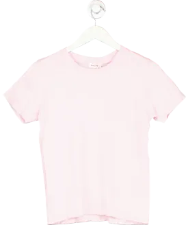 American Vintage Pink  T-shirt In Cherry Blossom UK M