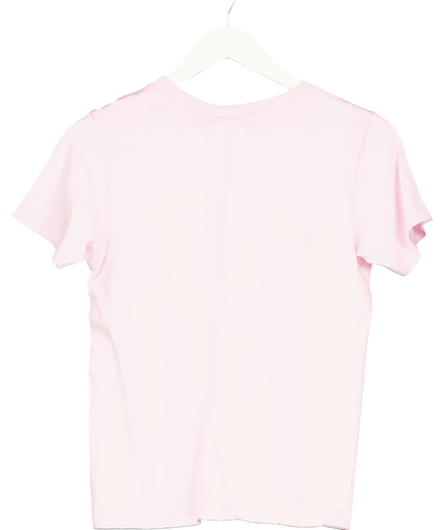 American Vintage Pink  T-shirt In Cherry Blossom UK M