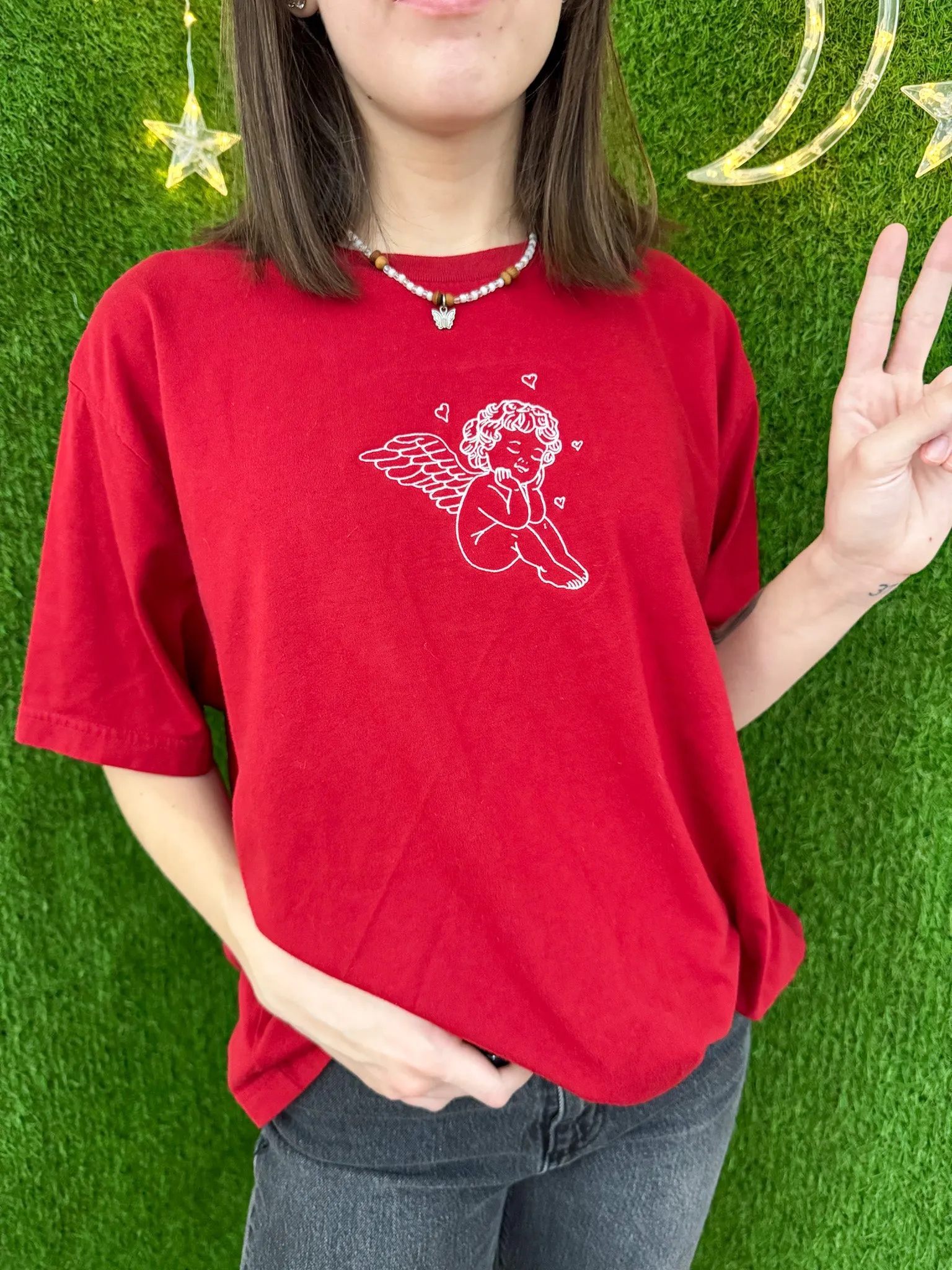 Angel Baby Red T-Shirt XL
