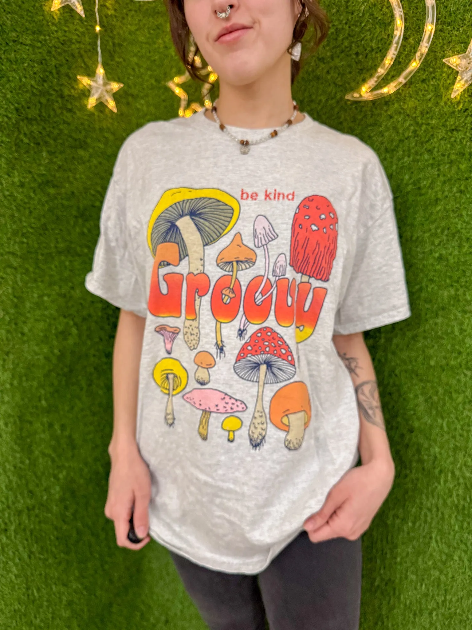Be Kind Mushroom T-Shirt L
