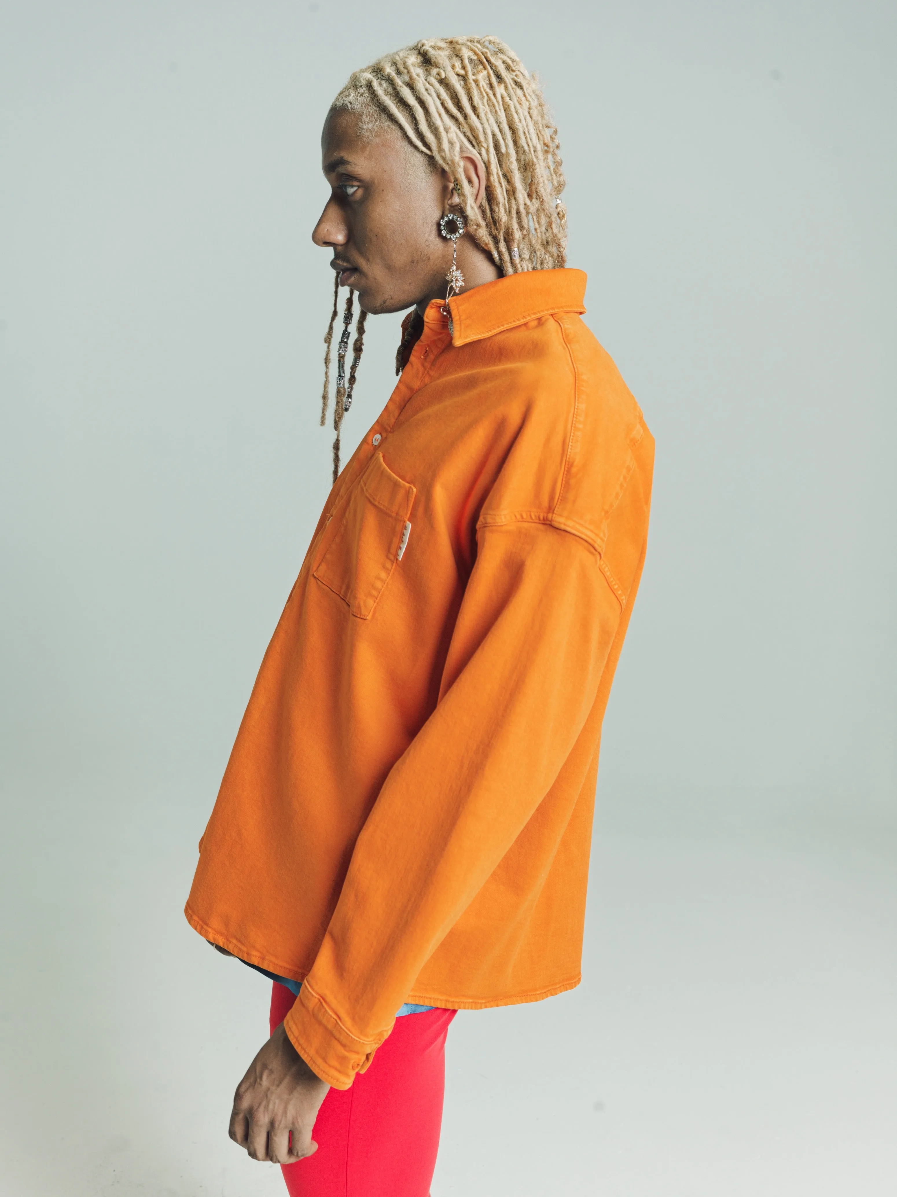 Carrot Ecru Organic Denim Shirt