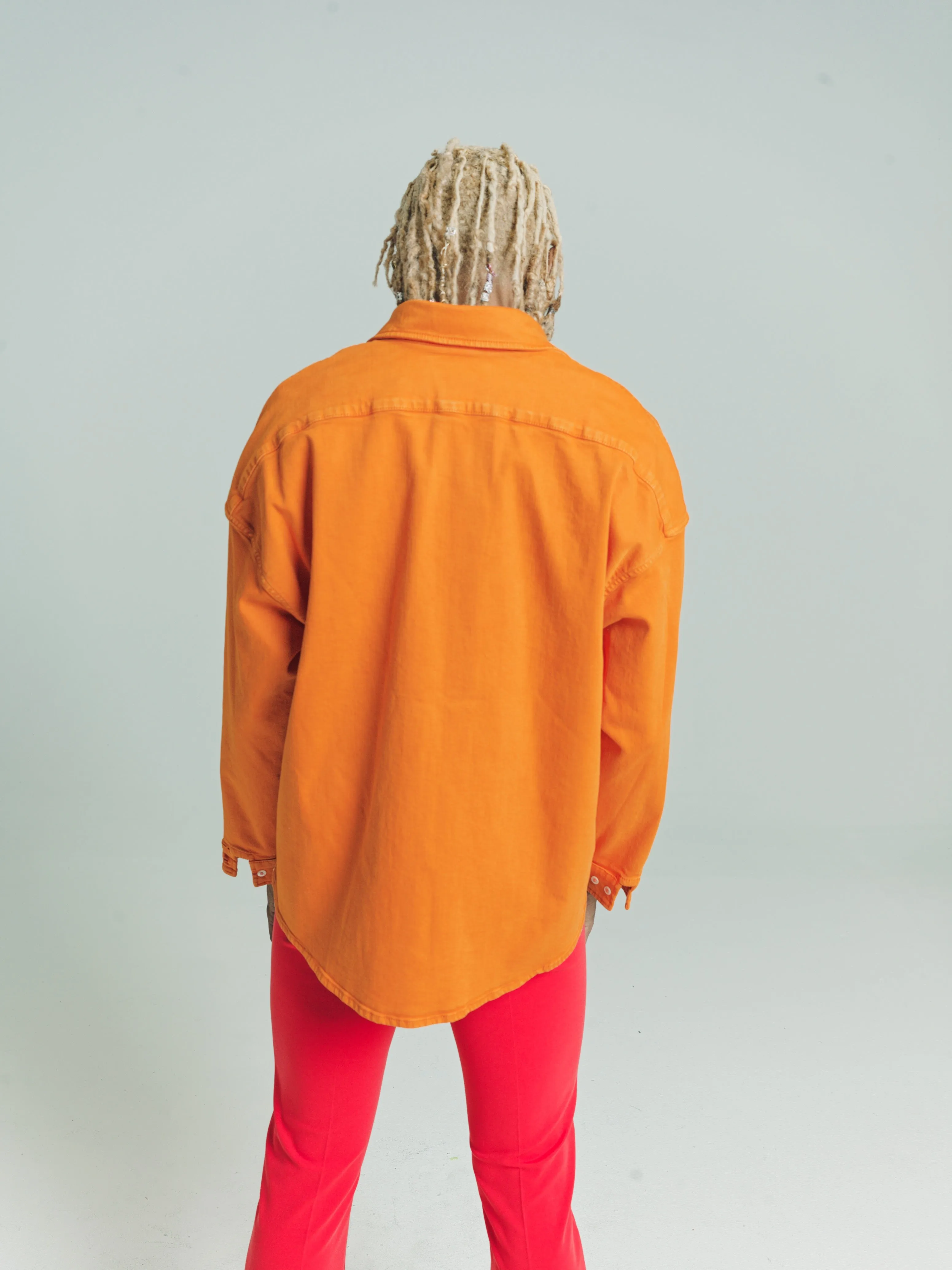 Carrot Ecru Organic Denim Shirt
