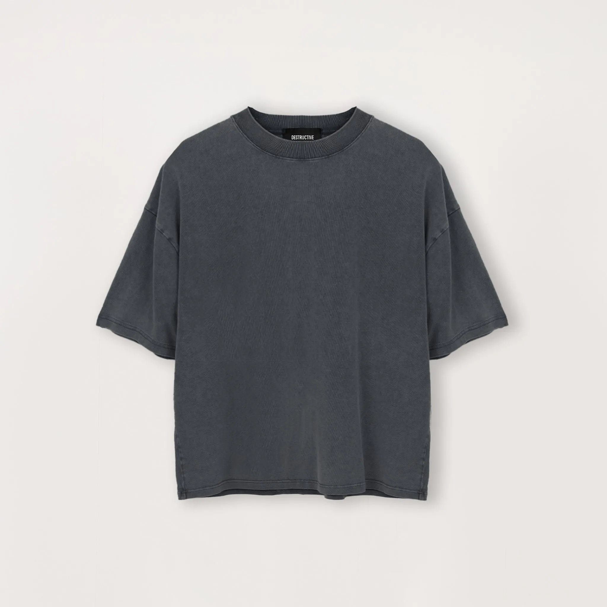 Cropped T-Shirt - Vintage Black