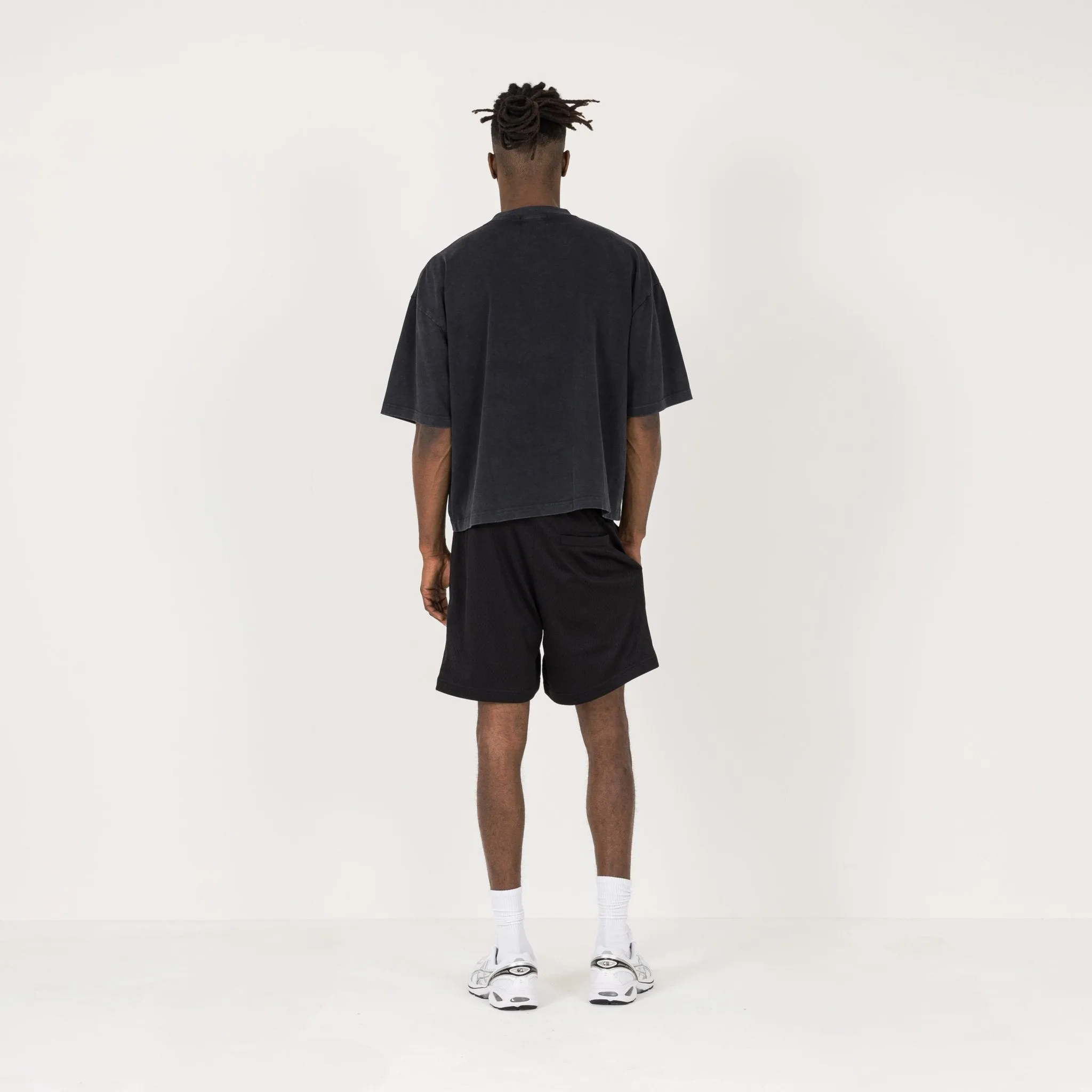 Cropped T-Shirt - Vintage Black