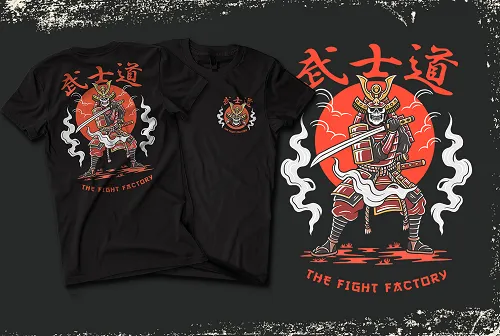 Fight Factory Bushido Range Samurai T Shirt