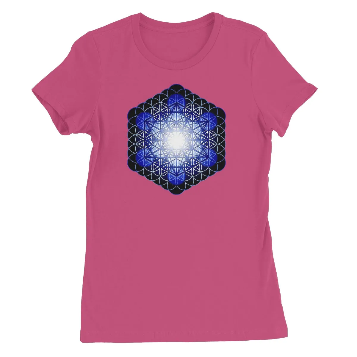 Fruit of Life Glow in Blue Women's Favourite T-Shirt