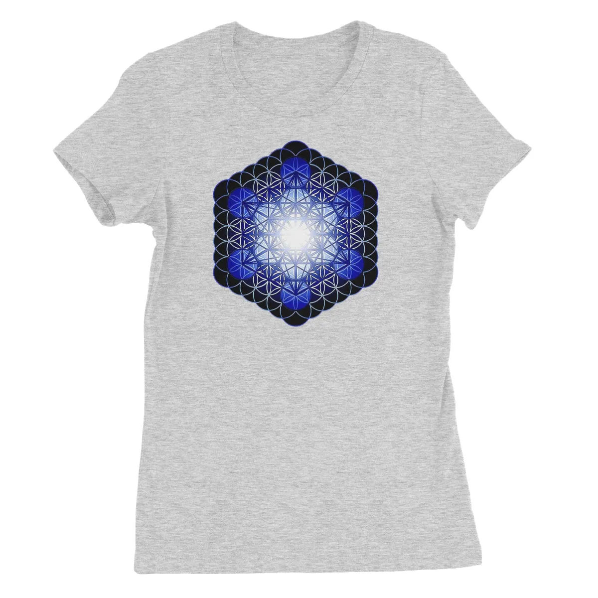 Fruit of Life Glow in Blue Women's Favourite T-Shirt