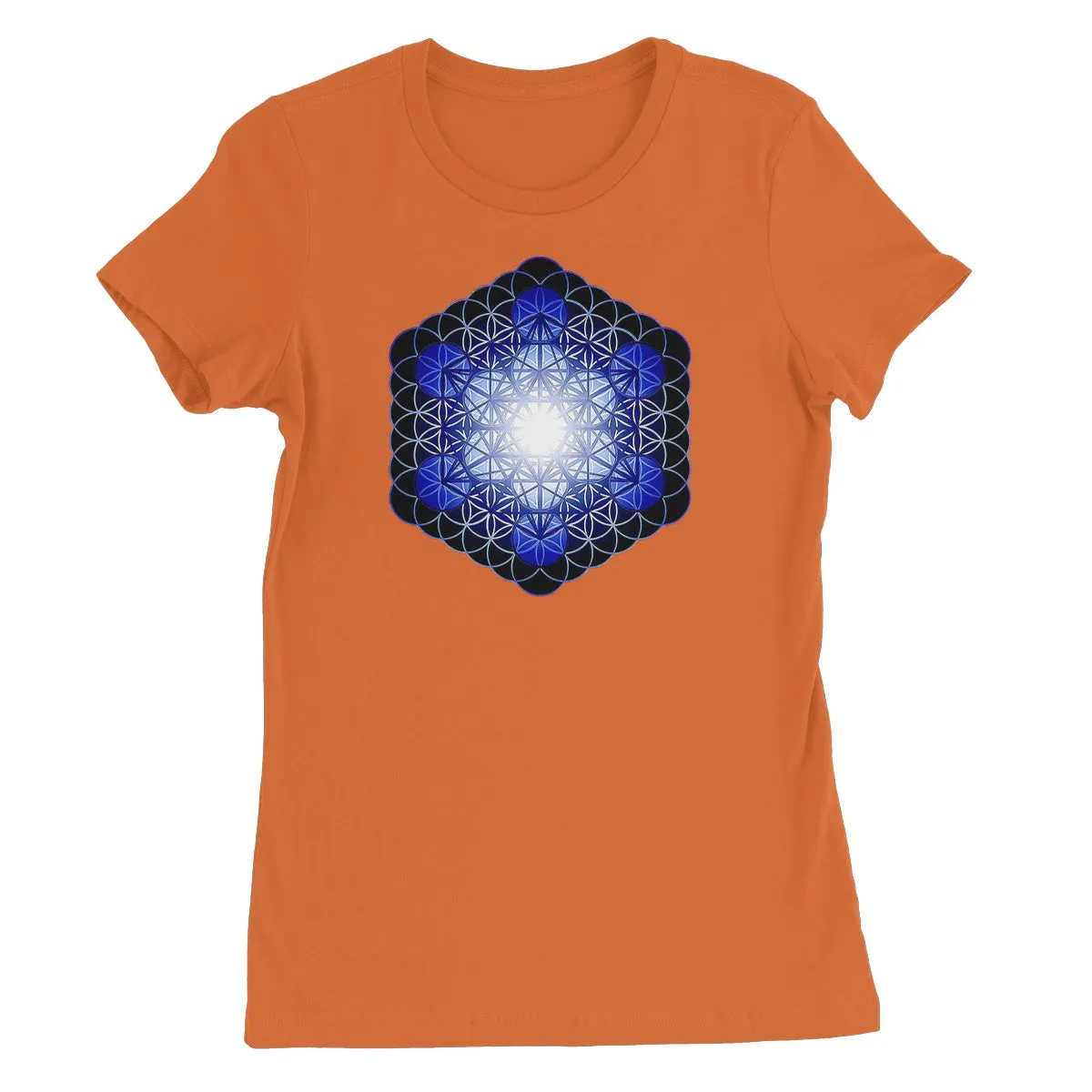 Fruit of Life Glow in Blue Women's Favourite T-Shirt