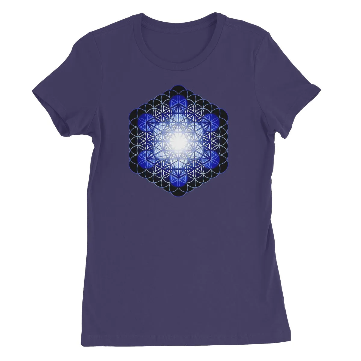 Fruit of Life Glow in Blue Women's Favourite T-Shirt