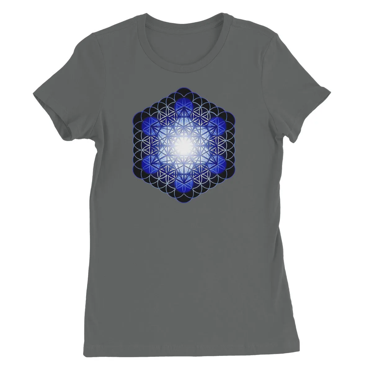 Fruit of Life Glow in Blue Women's Favourite T-Shirt
