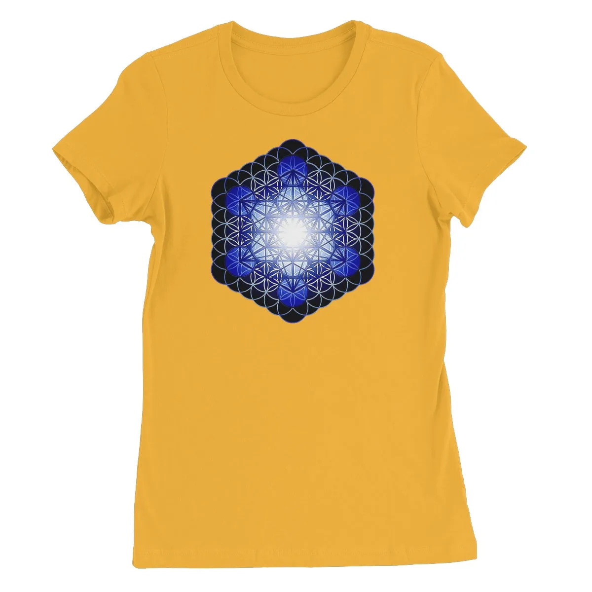 Fruit of Life Glow in Blue Women's Favourite T-Shirt