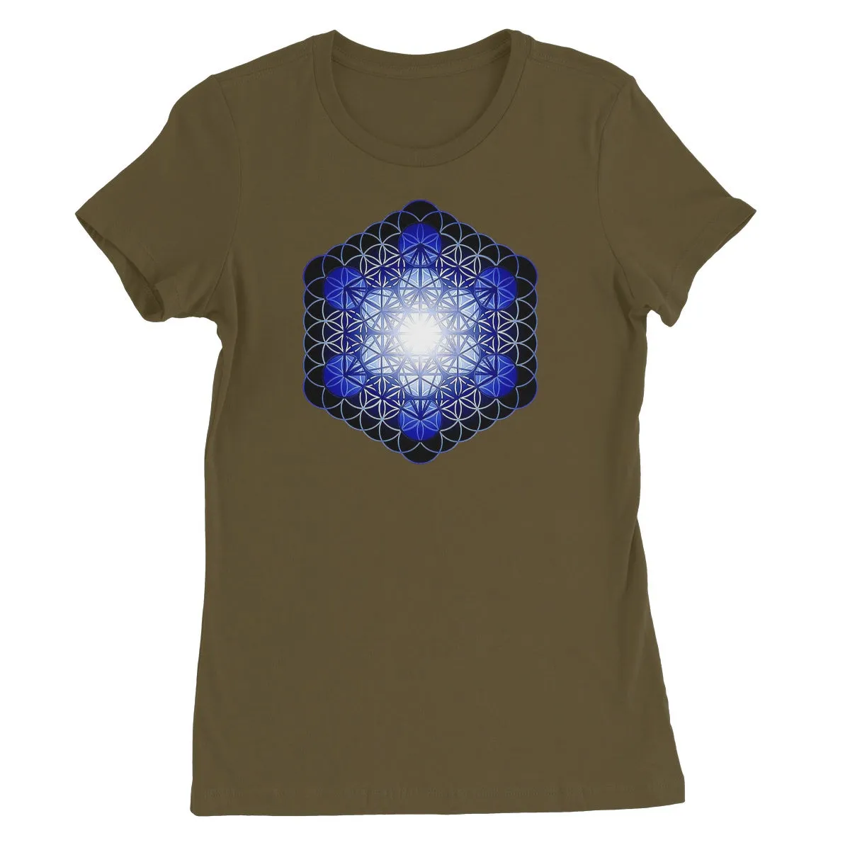 Fruit of Life Glow in Blue Women's Favourite T-Shirt