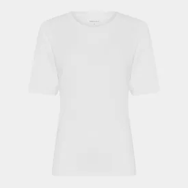 Hvid bambus t-shirt slim fit