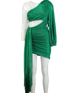 Nadine Merabi Green Nikki Dress UK XS
