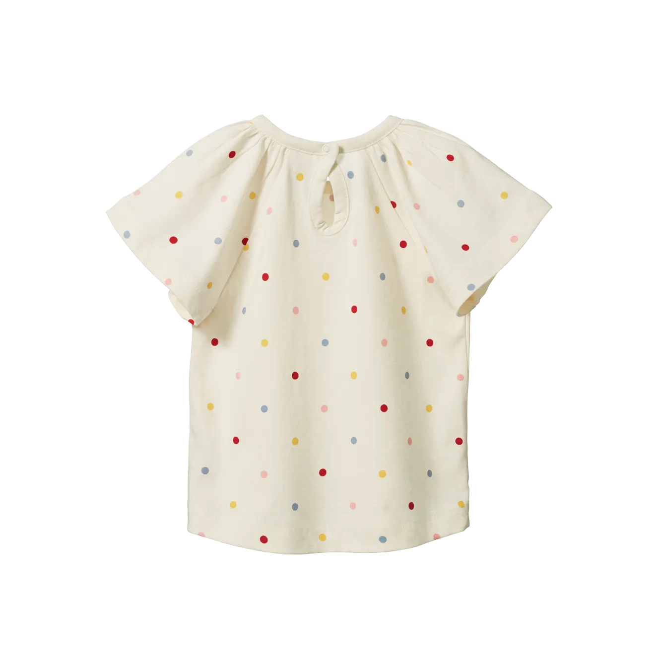 Nature Baby Faye Tee - Polka Dot Dusky Print