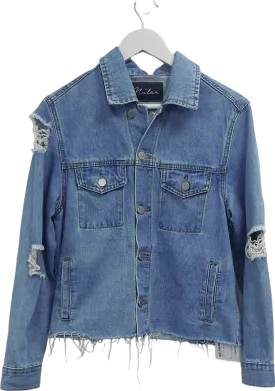 Niler Blue Rosie Personalised Denim Shirt UK S