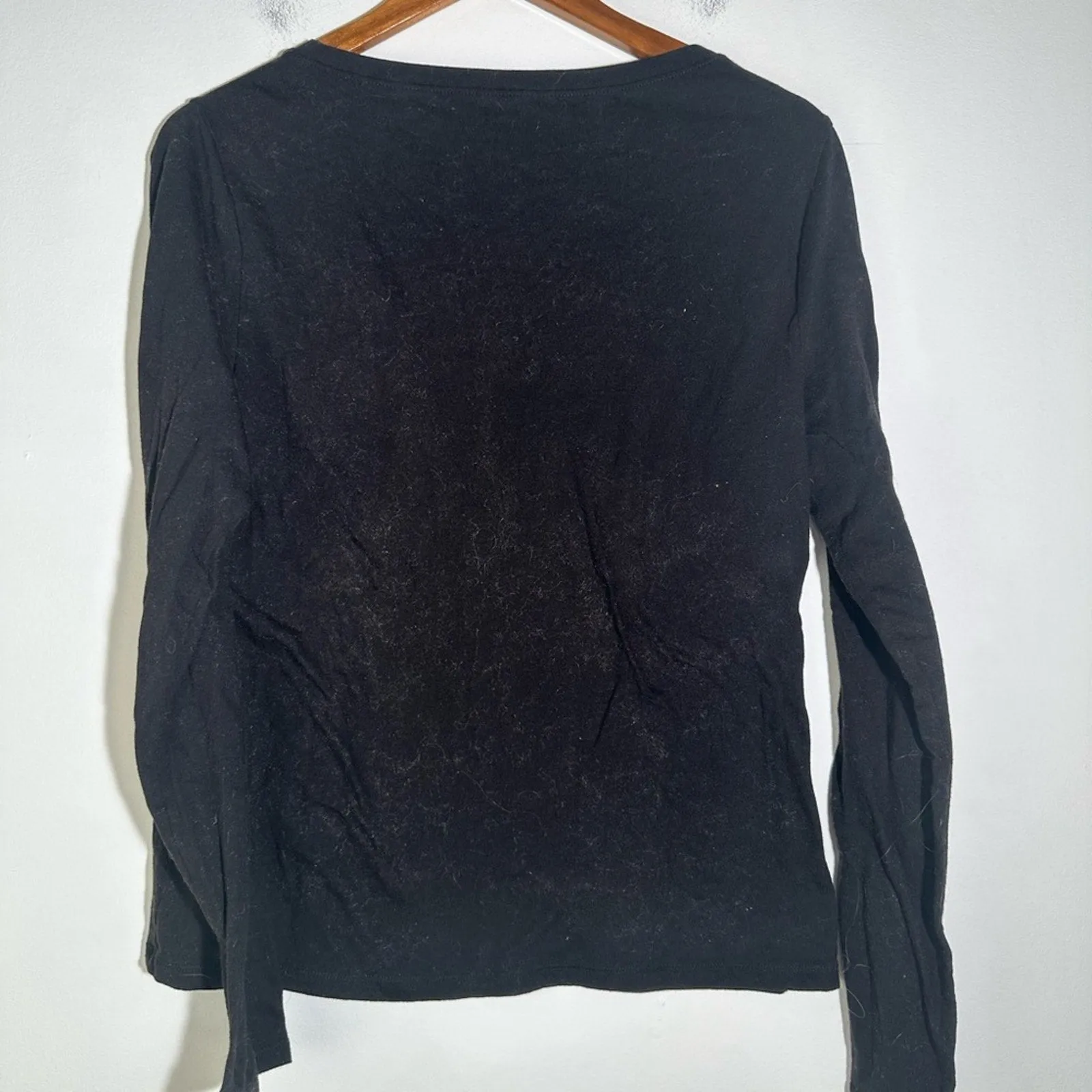 No Boundaries Black Long Sleeve T-Shirt Classic Style