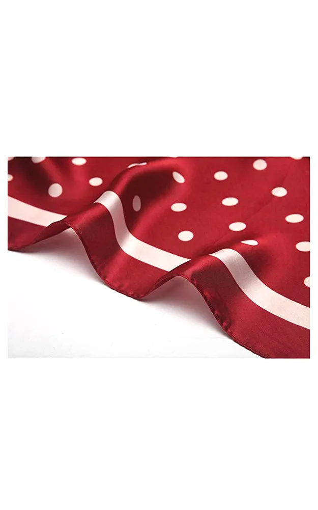 SPSS4942 Polka Dot Printed Scarf