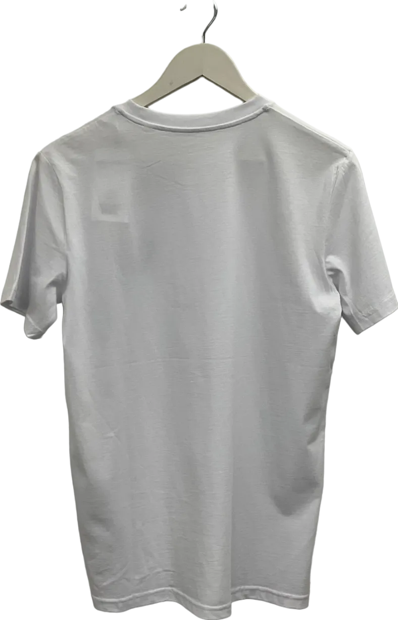 Tingly Teds White Embroidered Bear Logo T Shirt UK S