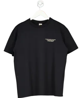 Victory Motel Black Cotton Graphic T-shirt UK M